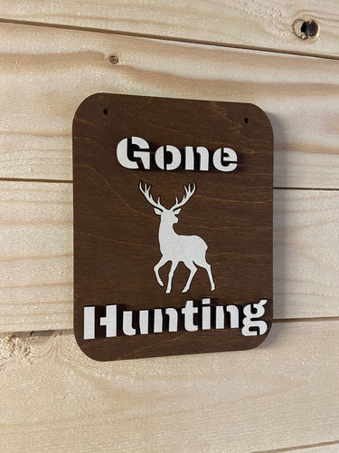 Väggdekoration "Gone Hunting" 180 x 225 x 9mm