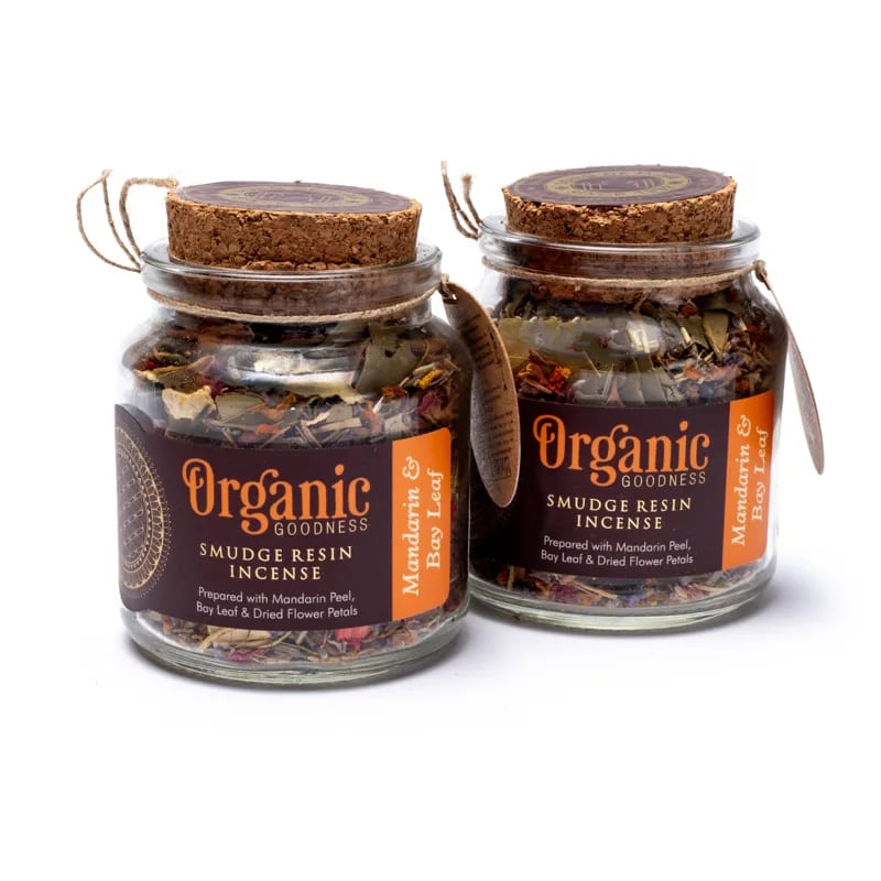 Natürlicher Räucherharz für Aromatherapie "Mandarine & Lorbeerblatt"