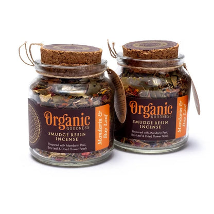 Natürlicher Räucherharz für Aromatherapie "Mandarine & Lorbeerblatt"