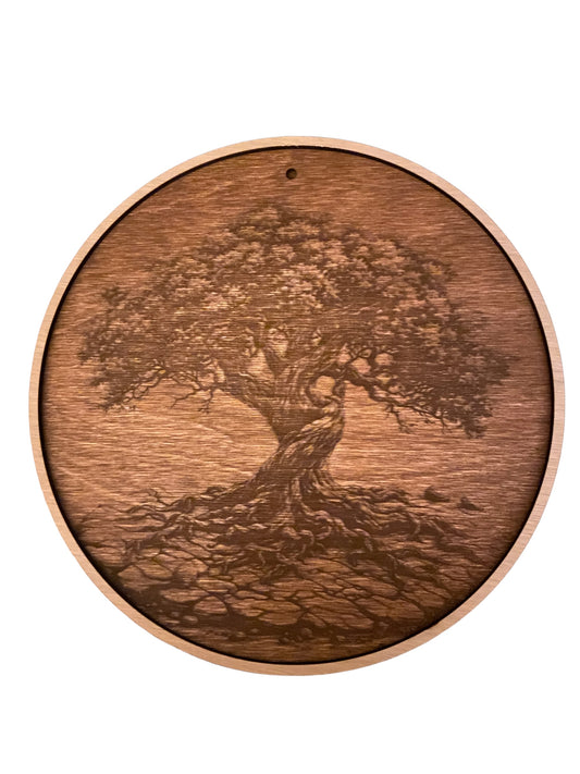 Väggdekoration "Tree of Life" med ram