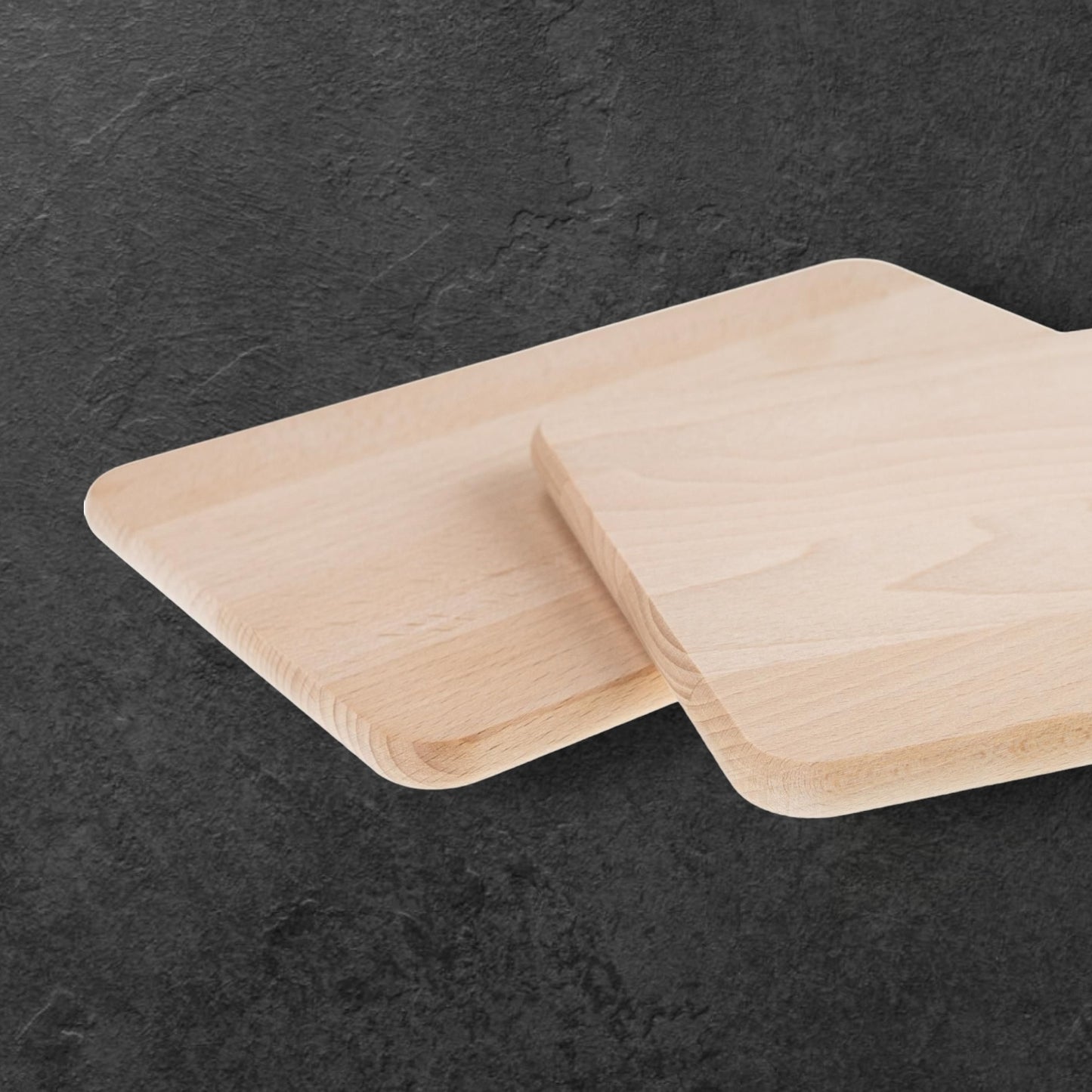 Kompakt skärbräda av FSC®-certifierat bokträ - 24x15cm