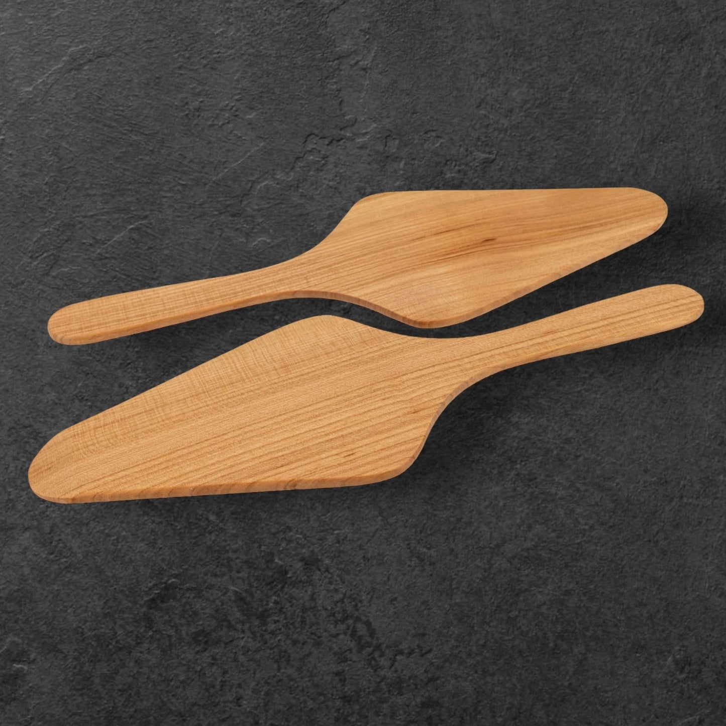 Tårtspade / Pizzaspade i oljad körsbärsträ - 30,5 cm