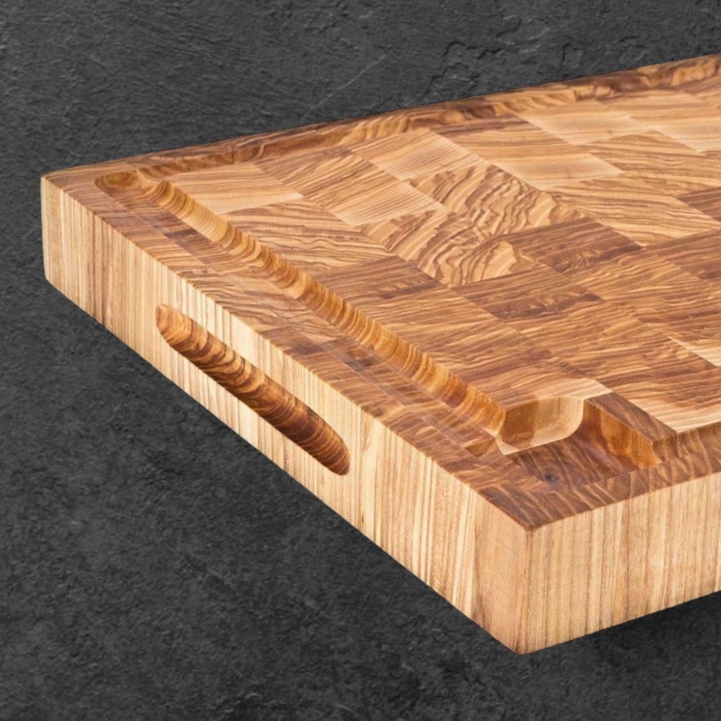 XXL Hackblock av oljad ek - 60 x 40cm, 10 kg