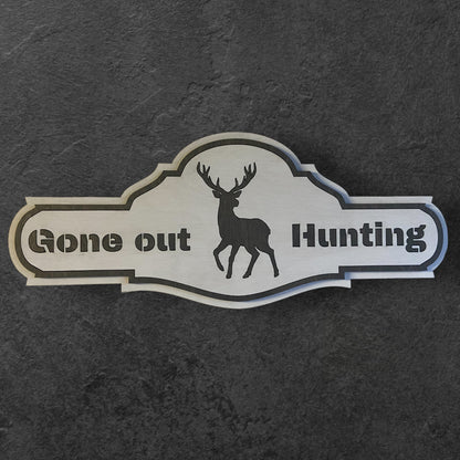 Väggdekoration "Gone out Hunting" 350 x 173 x 9 mm