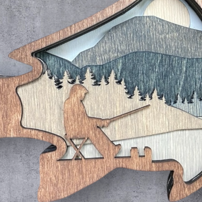 Multilayer "Relaxed fishing"