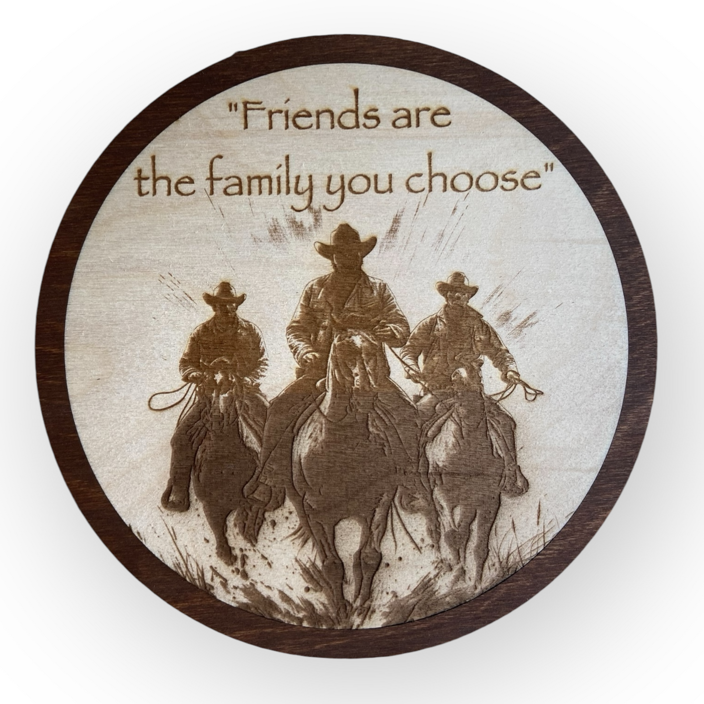 Väggdekoration "Friends are the Family you choose"