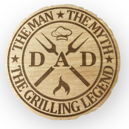 Dad "The Man the Myth the Grilling Legend"