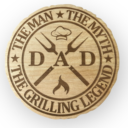 Dad "The Man the Myth the Grilling Legend"