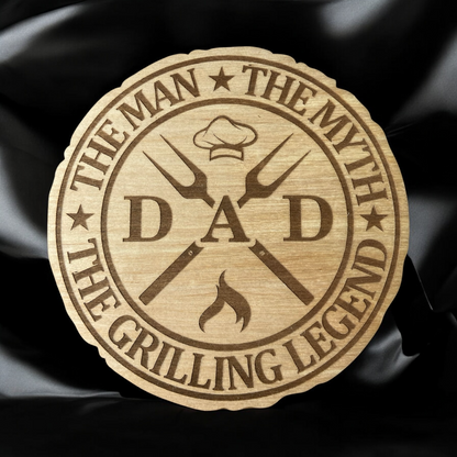 Dad "The Man the Myth the Grilling Legend"