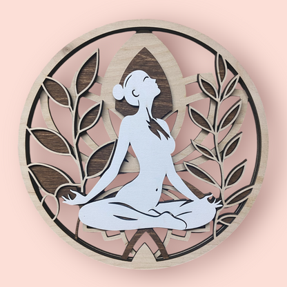 Dekoschild „Yoga Harmonie“