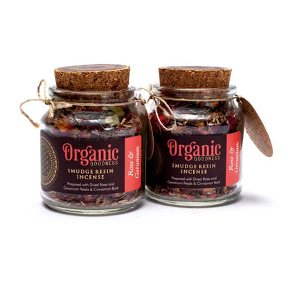 Natürlicher Räucherharz für Aromatherapie "Rose & Geranium"