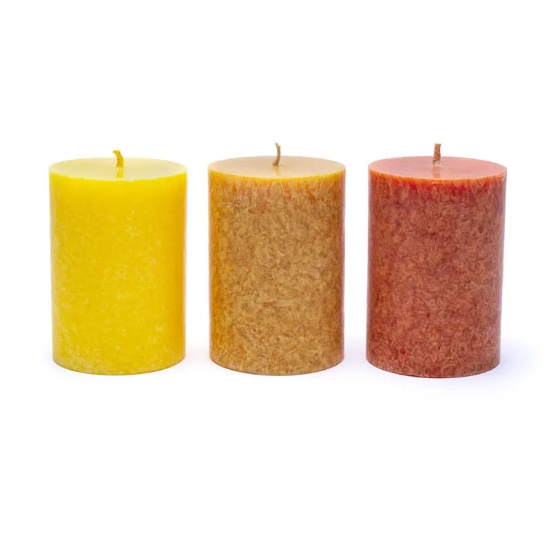 Kerzenset "SUNSET" im 3er-Pack ”Yogi & Yogini"