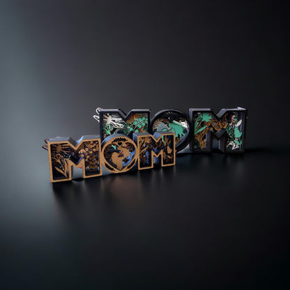 Trädekoration "Mom" Multilayer