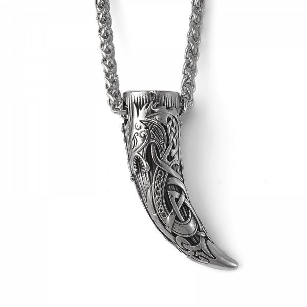 Necklace "Viking Dragon Horn"