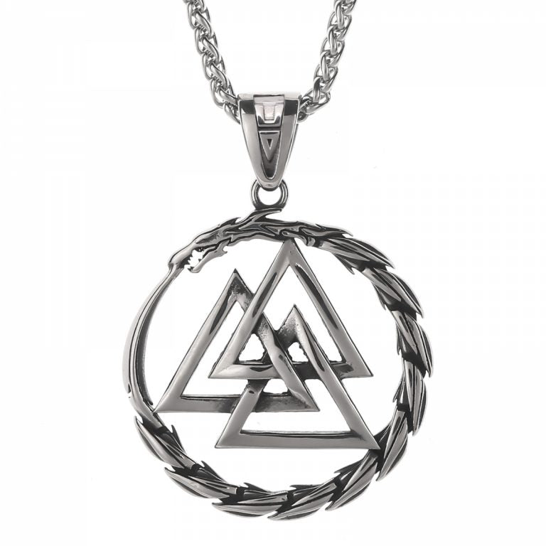Necklace "Valknut Nidhöggr XXL"
