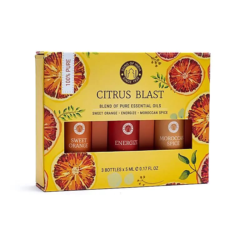 Pure essential Oil Set „Citrus Blast" - Song of India